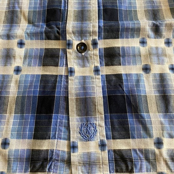 BUGATCHI Men's 100% Cotton button-down Long-sleeved Shirt Medium - Picture 4 of 9